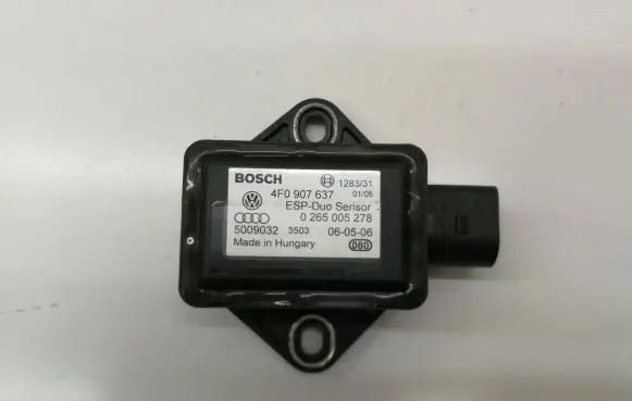 Audi A6 S6 C6 4F ESP acceleration yaw rate sensor 4F0907637