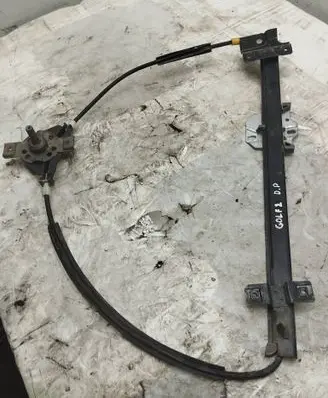 Volkswagen Golf II Front door manual window regulator 