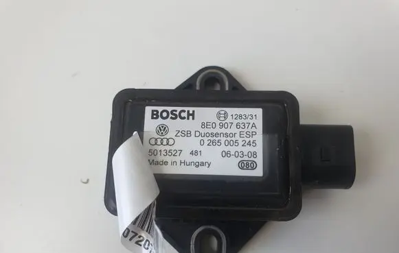 Volkswagen Phaeton ESP acceleration yaw rate sensor 0265005245 5013527 8E0907637A