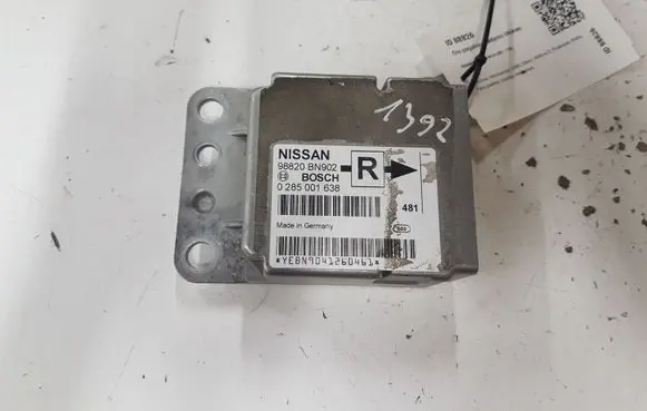 Nissan Almera N16 Airbag control unit/module 98820BN902 028001638 KBHQ068768