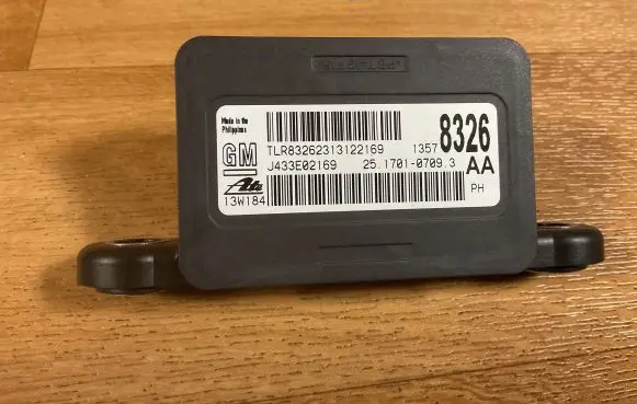 Opel Insignia A ESP acceleration yaw rate sensor 13578326 25170107093