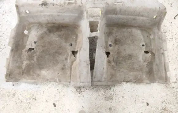 Volvo C70 Rear floor carpet liner 38460101