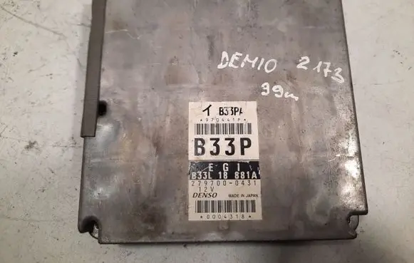 Mazda Demio Engine control unit/module 2797000431 B33L18881A B33P