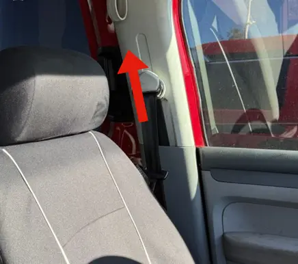 Volkswagen Caddy Front interior roof grab handle