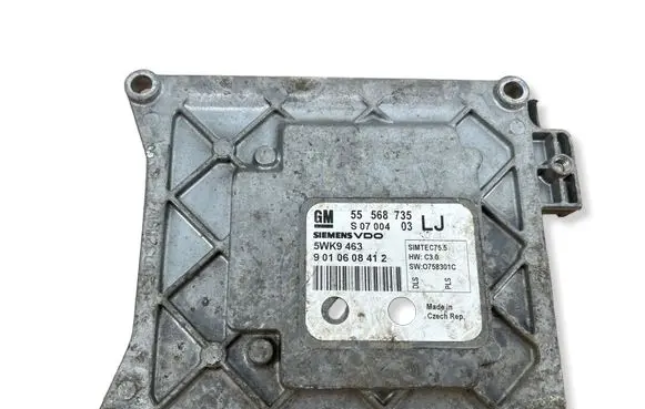 Opel Astra H Engine control unit/module 5WK9463 S0700403 9010608412