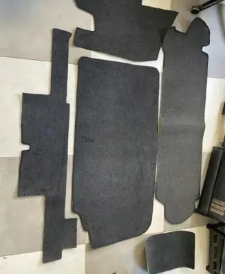 Mercedes-Benz Vito Viano W638 Front floor carpet liner WyCzWelR107
