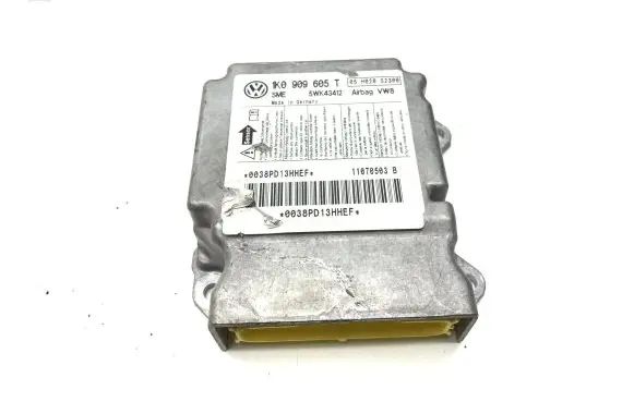 Volkswagen Golf V Airbag control unit/module 1K0909605T 5WK43412