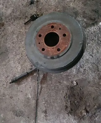 Ford Focus Rear brake disc BV612209R