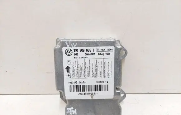 Volkswagen Golf V Airbag control unit/module 1K0909605T 5WK43412 05H020S2300