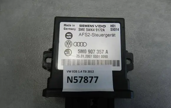 Volkswagen Eos Light module LCM 5M0907357A N57877 5WK49172A