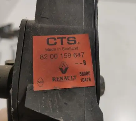 Renault Scenic II - Grand scenic II Accelerator throttle pedal 8200159647