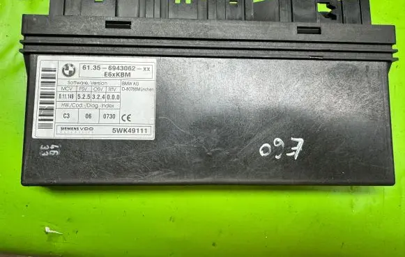 BMW 5 E60 E61 Comfort/convenience module 6943062 525324000 5WK49111