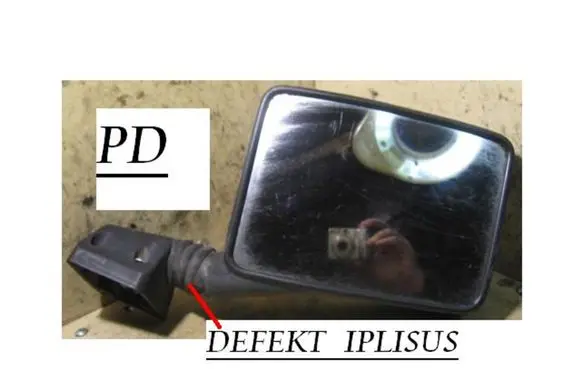 Peugeot 806 Manual wing mirror 