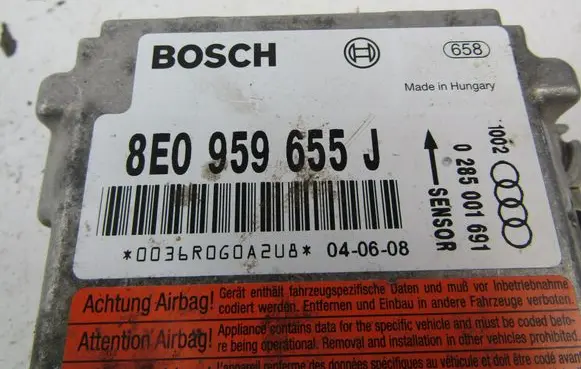 Audi A4 S4 B6 8E 8H Airbag control unit/module 8E0959655J