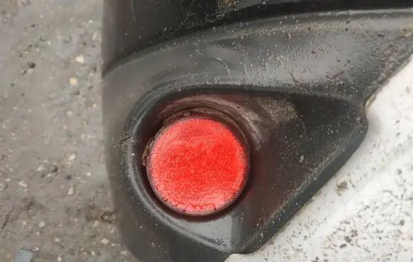 Mitsubishi ASX Rear tail light reflector 