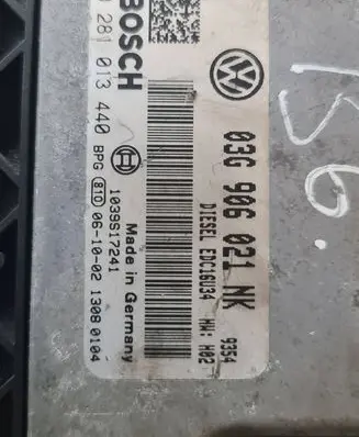 Volkswagen PASSAT B6 Engine control unit/module 03G906021NK 1039S17241 0281013440