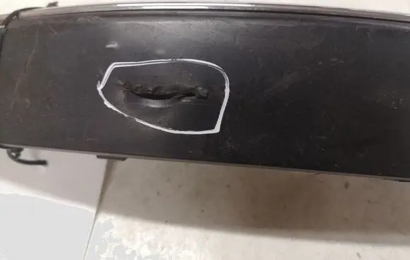 Peugeot 407 Front bumper splitter molding 9644644877 1858131016 N1166
