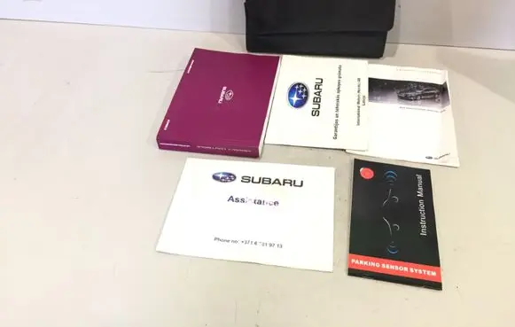 Subaru Outback Owners service history hand book 
