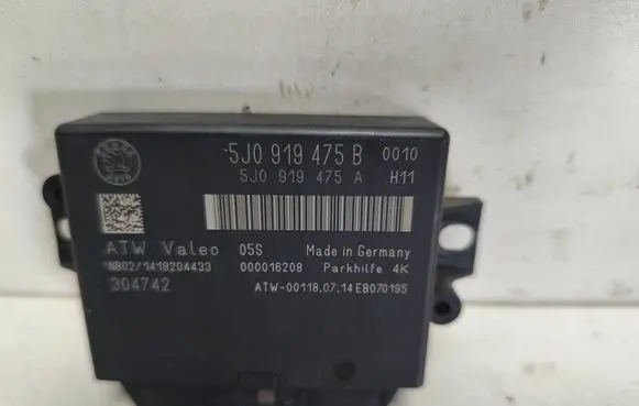 Skoda Yeti (5L) Parking PDC control unit/module 5J0919475B 5J0919475A