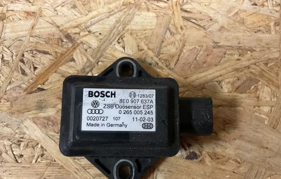 Audi A6 S6 C5 4B ESP acceleration yaw rate sensor 8E0907637A 0265005245 002072Z