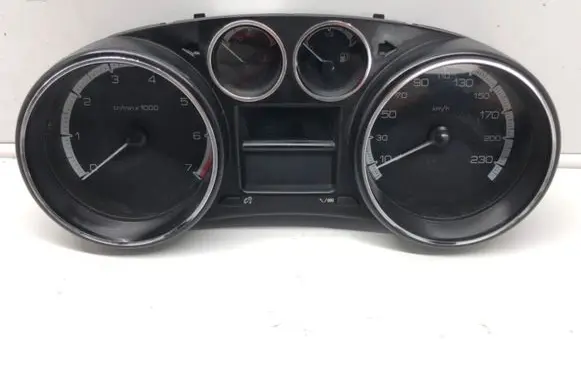 Peugeot 308 Speedometer (instrument cluster) 9666642080