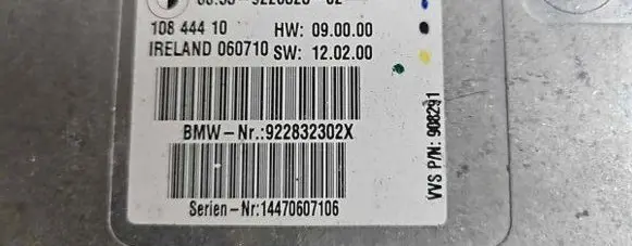 BMW Z4 E85 E86 Camera control unit module 10844410 922832302X 9228323
