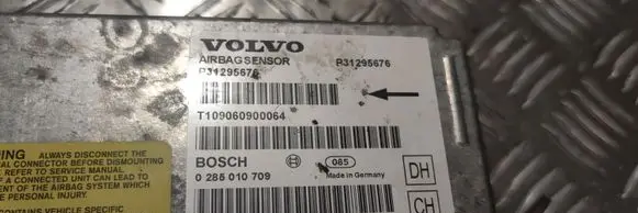 Volvo V70 Airbag control unit/module P31295676 0285010709 T109060900064