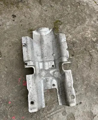 Heat shield in engine bay