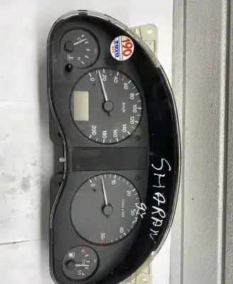 Volkswagen Sharan Speedometer (instrument cluster) 7M0919863G