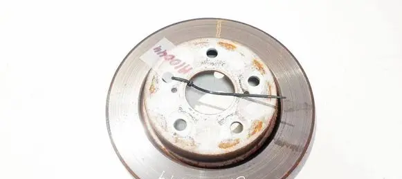 Toyota Auris 150 Rear brake disc neventiliuojamas