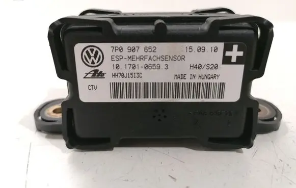 Porsche Cayenne (92A) ESP acceleration yaw rate sensor 7P0907652 10170106593