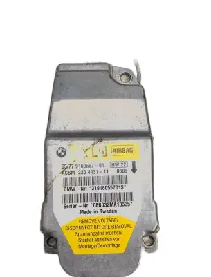 BMW 5 E60 E61 Airbag control unit/module 9160557 220443111 31916055701S
