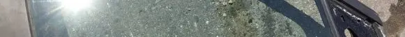 Front door glass trim molding