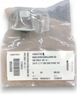 Volkswagen Golf VII Tailgate/trunk/boot hinge 5G6827301