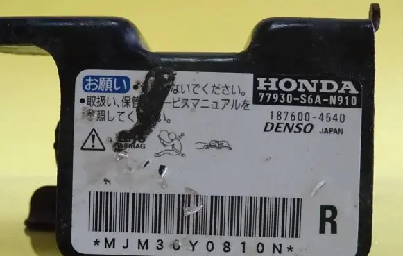 Honda Civic Airbag deployment crash/impact sensor 77930-S6A-N910 77930S6AN910 187600-4540