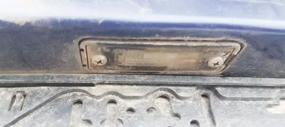Volkswagen Golf III Number plate light