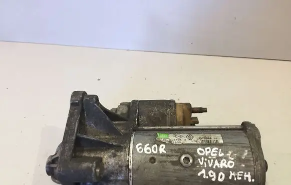 Opel Vivaro Starter motor 7700116260D 11J50157BK