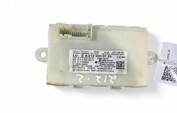 Mercedes-Benz E W212 Keyless (KESSY) go control unit/module A2129009729