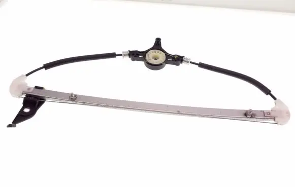 Rear window lifting mechanism without motor