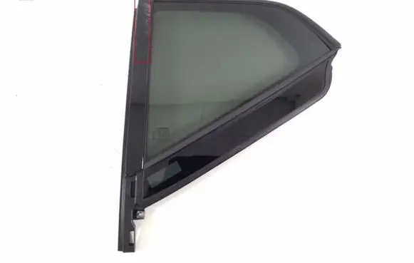 Rear vent window glass