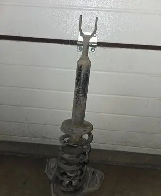 Audi A6 S6 C6 4F Front shock absorber with coil spring