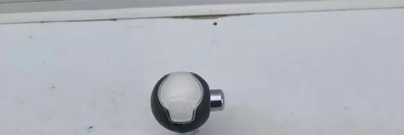 Gear lever shifter trim leather/knob
