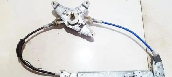 Sliding door window regulator with motor