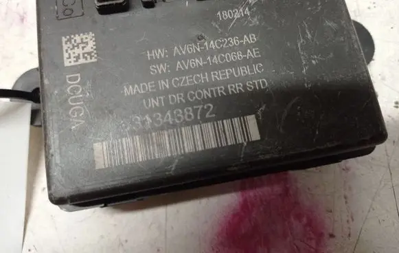Volvo S60 Door control unit/module 31343872 AV6N14C236AB AV6114C068AE