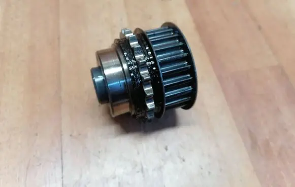 Opel Astra K Crankshaft position gear 55490849 YQ00985980