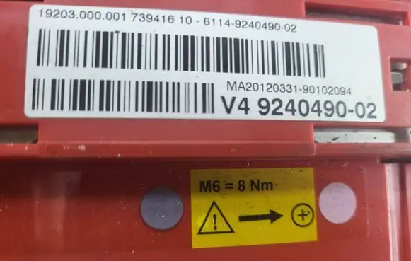 BMW 6 F12 F13 Positive wiring loom 9240490 73941610