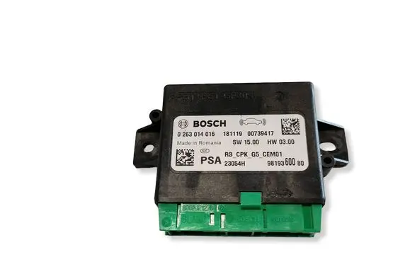 Citroen C4 I Parking PDC control unit/module 9819360080