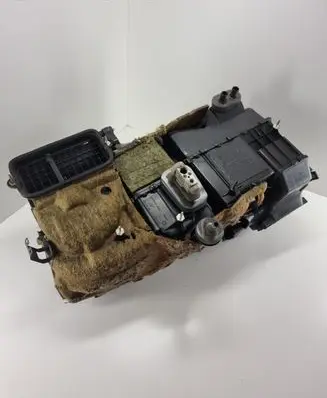 Interior heater climate box assembly