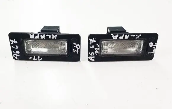 Audi A6 C7 Number plate light