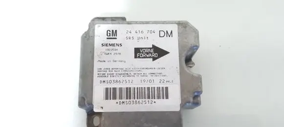 Opel Zafira A Airbag control unit/module 24416704 1923594 5WK42978